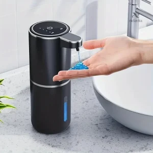 Distributeur de savon automatique – Accessoire intérieur design avec capteur infrarouge