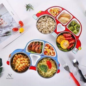Assiette pour repas en voiture, design pratique