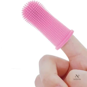 Doigt en Silicone pour Brosser les Dents des Chiens et Chats – Accessoire Doux pour Hygiène Buccale Animale