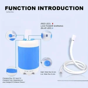 Douche portable électrique pour camping-car et van