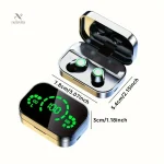 Écouteurs Bluetooth avec écran LED et audio de qualité