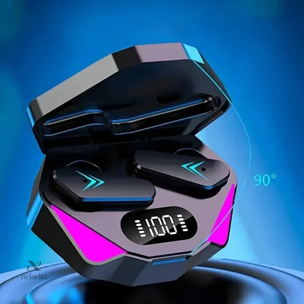 Casque gaming sans fil avec son stéréo HD