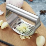 Accessoire de cuisine en acier inoxydable pour ail