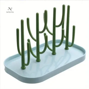 Égouttoir biberons bébé – Support de séchage avec plateau et branches amovibles