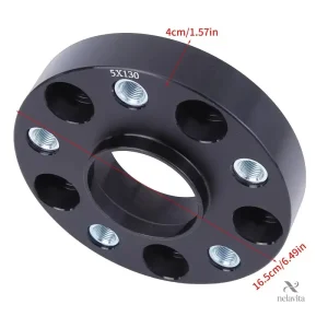 Élargisseur de roue en aluminium 5x130, 40mm de hauteur
