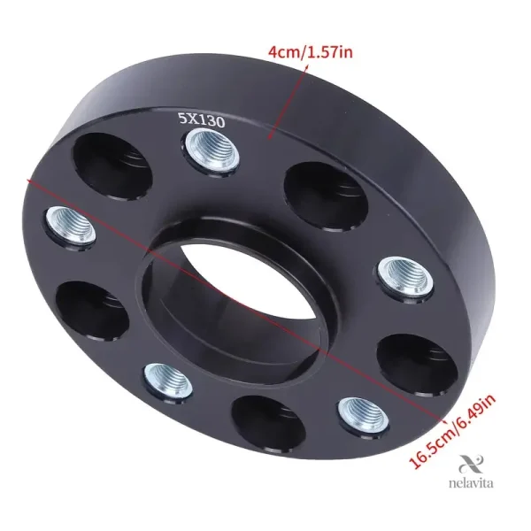 elargisseur-de-roue-5x130-en-aluminium-cale-de-jante-40mm-m572lc-1 Élargisseur de roue en aluminium 5x130, 40mm de hauteur