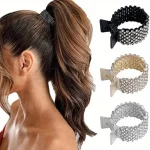 Attache queue de cheval chic pour mariée, accessoire de mariage