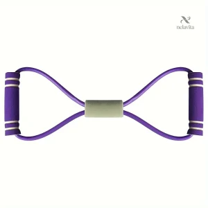 Élastique de Résistance 8 Formes – Accessoire Compact pour Yoga, Pilates & Renforcement Musculaire