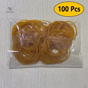 Élastiques de bureau résistants – Lot de 100 bandes en caoutchouc souple pour organisation et classement
