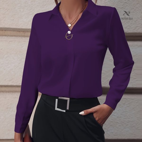 Blouse femme, style intemporel et ajusté