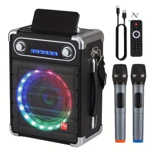 Haut-parleur portable avec télécommande et sonorités DJ intégrées
