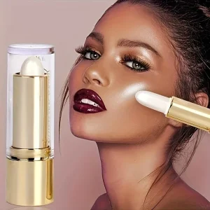 Enlumineur en Stick Effet Glow – Illuminateur Crème Nacré pour un Teint Sculpté