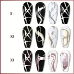 Ensemble 3 pièces Gels Liner Métalliques LILY'CUTE