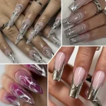 Vernis à Ongles Chromé Argent pour Nail Art