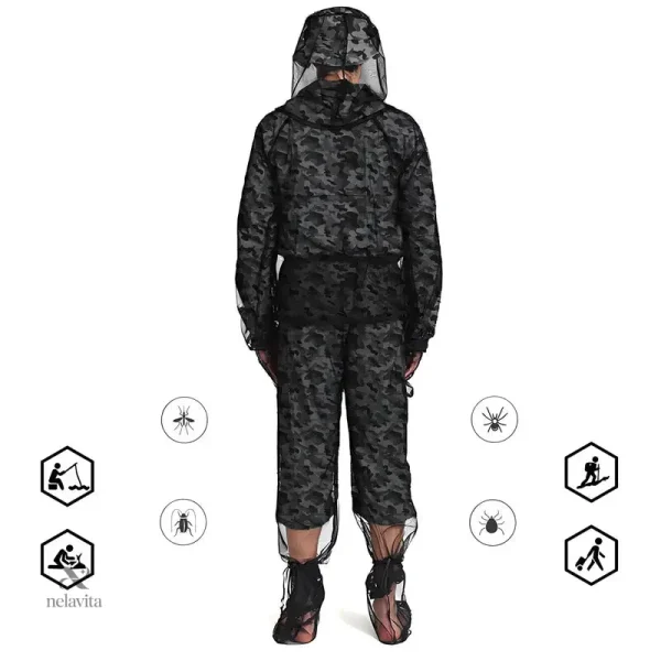 Tenue extérieure conçue pour éloigner les moustiques et insectes