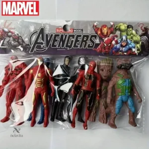 Jouets de collection Marvel, 8 personnages emblématiques inclus