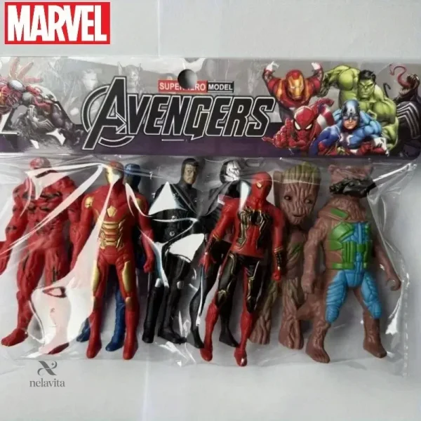 Jouets de collection Marvel, 8 personnages emblématiques inclus