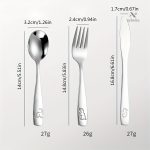 Set de couverts pour enfants, matériau durable