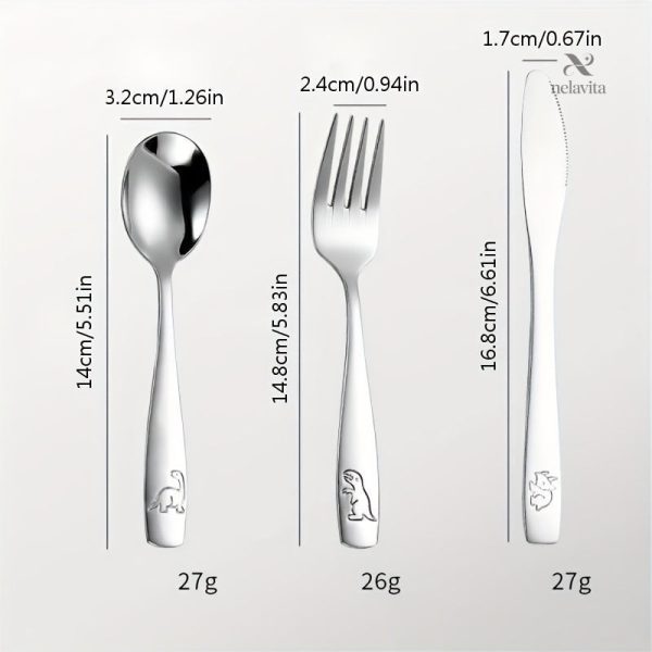 Set de couverts pour enfants, matériau durable