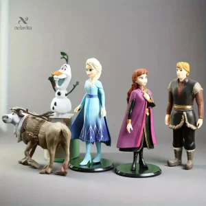 Personnages emblématiques de La Reine des Neiges en figurines
