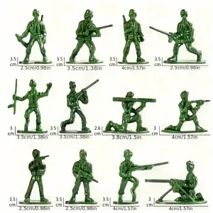 Ensemble de figurines militaires avec véhicules et accessoires