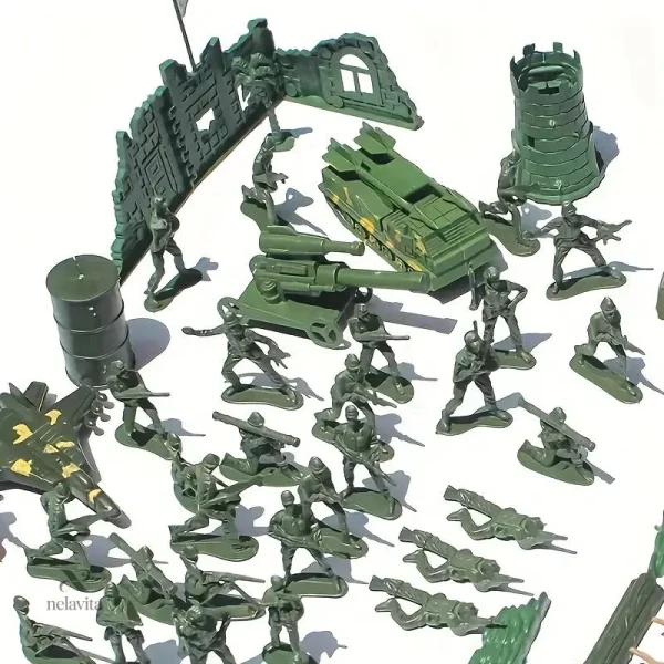 Accessoires pour jeu de guerre avec figurines militaires