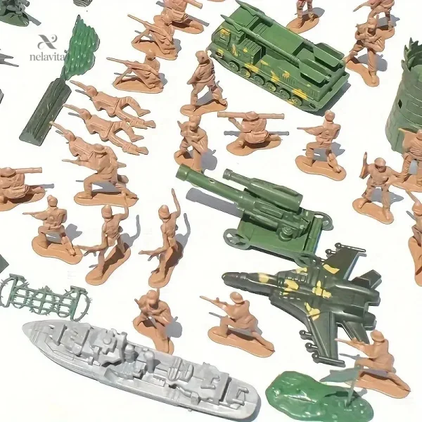 Jeu de guerre pour enfants avec figurines et véhicules