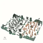 Figurines militaires pour enfants avec nombreux accessoires