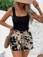 Ensemble fleuri pour femme - débardeur et short