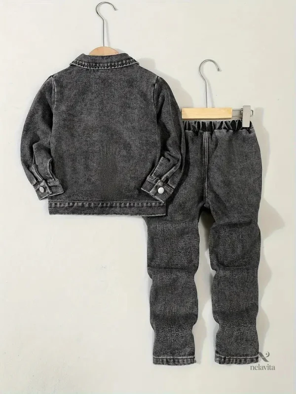 ensemble-garcon-jean-noir-veste-en-denim-pantalon-dechire-xtvh6m-1