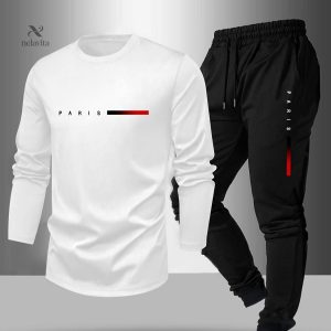 Ensemble  - T-shirt à manches longues et pantalon décontracté