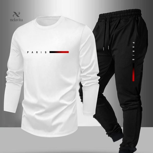 ensemble-t-shirt-a-manches-longues-avec-imprime-paris-et-97lady-1