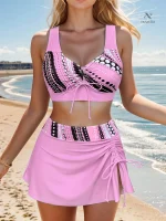 Ensemble de maillots de bain à volants pour femmes