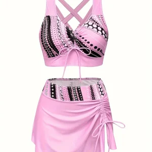 Maillot de bain avec volants, style été