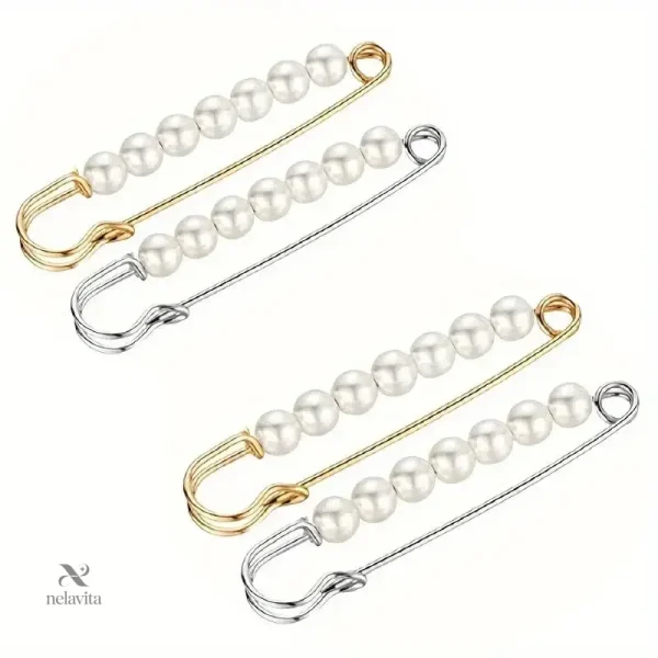 Accessoire chic pour vêtements et manteaux en perles