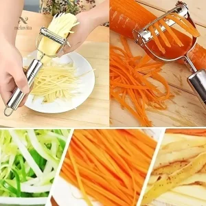 Râpe professionnelle pour courgettes et carottes