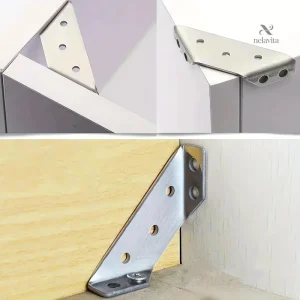 Équerre de fixation durable pour plans de travail et meubles