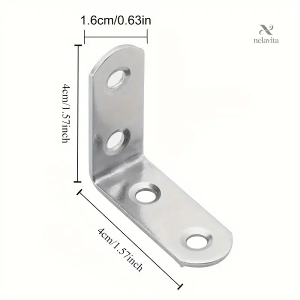 Support d'angle en inox pour constructions durables