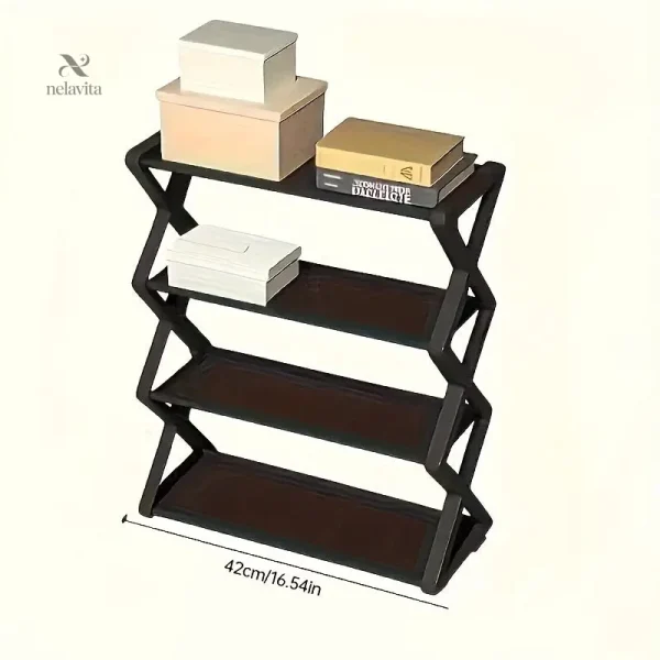 Mobilier pratique en plastique pour organisation des chaussures