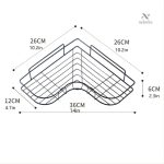 Solution de rangement d'angle sans installation invasive