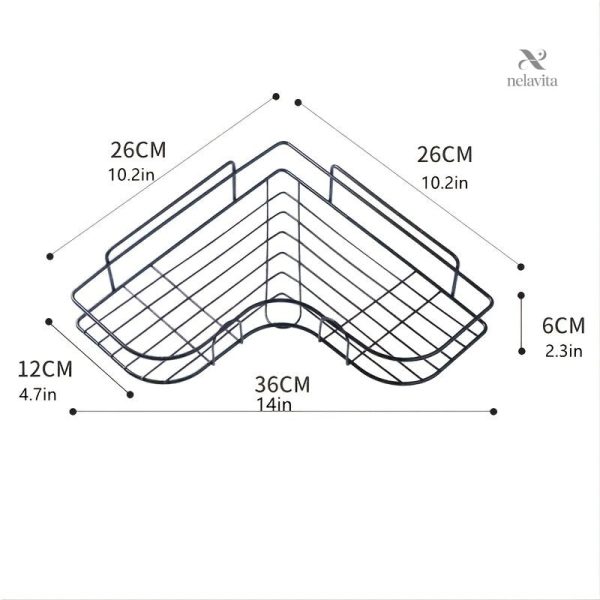 Solution de rangement d'angle sans installation invasive