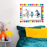 Étiquettes autocollantes rondes multicolores pour marquage