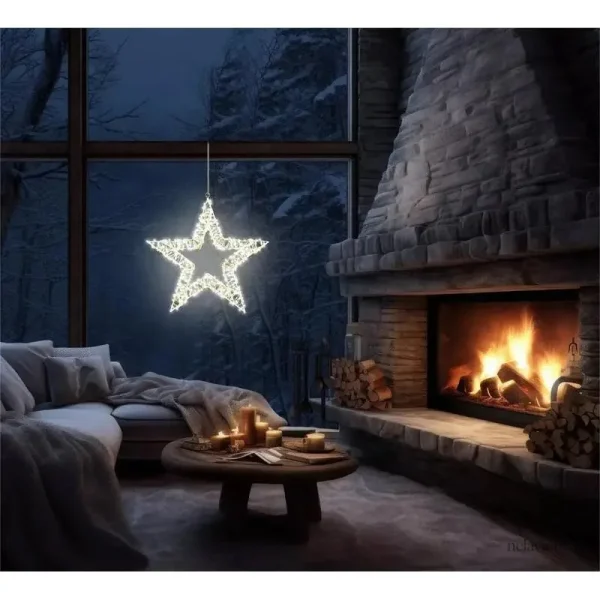 Luminaires de fête avec étoile lumineuse pour ambiance cocooning