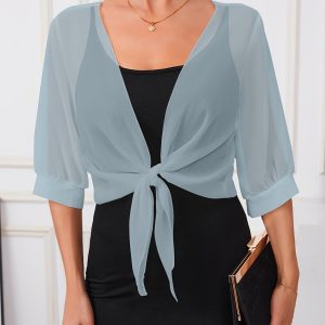 Étole élégante avec nœud pour femmes