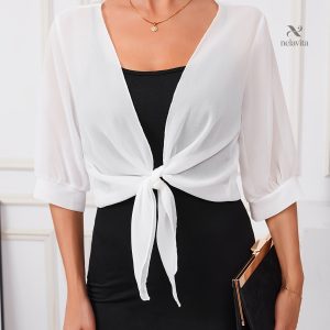 Étole chic idéale pour les soirées