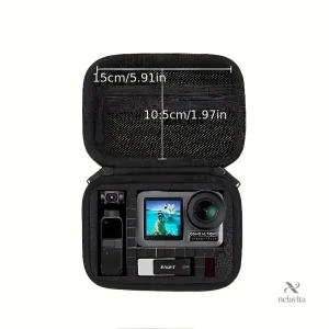 Étui de Rangement Rigide pour Caméra GoPro et Accessoires – Housse de Protection Antichoc avec Mousse Personnalisable