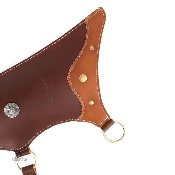 Accessoire de tir, étui vintage en cuir pour fusil