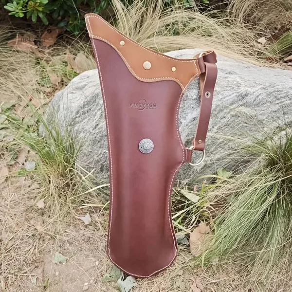 Housse robuste en cuir pour fusil, pratique et esthétique