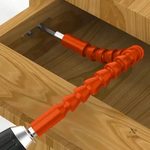 Extension Flexible pour Perceuse – Embout de Vissage Flexible pour Accès aux Endroits Difficiles et Raccords d’Attache
