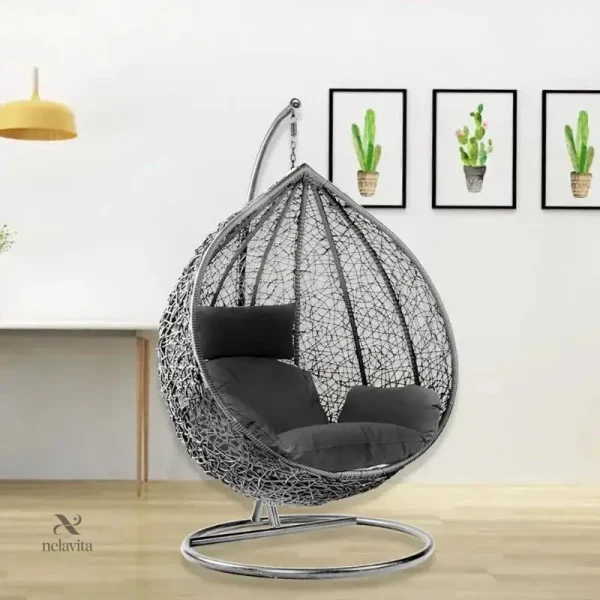 fauteuil-suspendu-oeuf-avec-coussin-chaise-de-jardin-en-r-bqa020-1 Fauteuil suspendu œuf en rotin tressé pour jardin